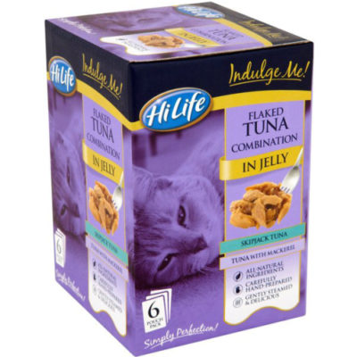 Hilife Indulge Me! Pouch Flaked Tunas Combi In Jelly Adult Cat Food Hilife Indulge Me! Pouch Flaked Tunas Combi In Jelly Adult Cat Food